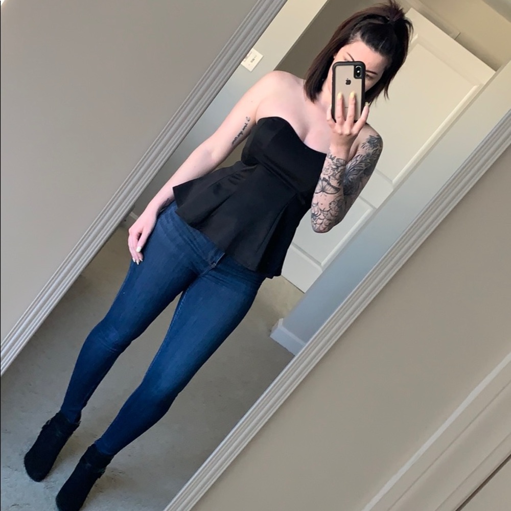 Strapless Night Out Top